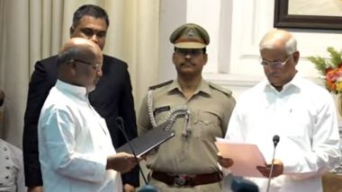 Ratnesh Sada, JDU MLA, Takes Oath As Minister, Replaces Jitan Ram Manjhi’s Son Santosh Suman in Bihar CM Nitish Kumar’s Cabinet (Watch Video)