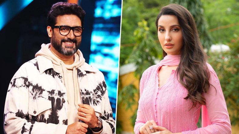 Abhishek Bachchan and Nora Fatehi Shake a Leg to ‘Kajra Re’ in This Viral Video - WATCH!