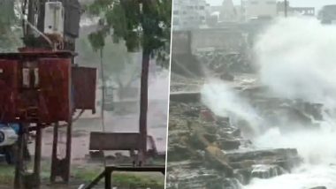 Cyclone Biparjoy Video: Trees Uprooted, Hoardings Fall in Dwarka As Very Severe Cyclonic Storm Makes Landfall