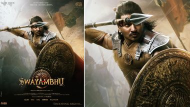 Swayambhu: Nikhil Siddhartha's Next Gets a Title; Karthikeya 2 Actor Turns Warrior in First Look Poster (View Pic)