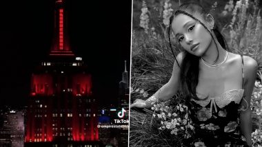 Ariana Grande Birthday: Empire State Building Lights Up in Red in Honour of '7 Rings' Singer Turning 30! (View Pic)