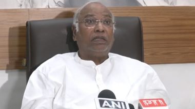 Congress President Mallikarjun Kharge Slams Modi Government Over Inflation and Unemployment, Says Centre Working on Slogans of ‘Acche Din’ and ‘Amrit Kaal’ To Hide 'Failures'