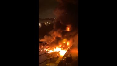 France Riots: 13 Buses Set on Fire in Aubervilliers During Violent Protest Over Killing of Teenager by Police in Nanterre, Videos of Arson Go Viral