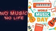 Happy World Music Day Wishes: Netizens Share Greetings and Images To Celebrate F&ecirc;te de la Musique