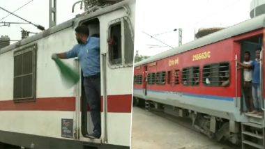 Coromandel Express Departs From West Bengal’s Shalimar to Chennai, First Time After Triple Train Accident in Odisha (Watch Video)