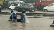Gurugram Rains: Heavy Rainfall Disrupts Normal Life, Causes Waterlogging and Traffic Snarls in City (See Pics and Videos)