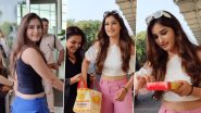 Raveena Tandon's Daughter Rasha Distributes Sweets to Paps Post Graduation (Watch Video)