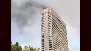 Trident Hotel Building Fire: Smoke Erupts Out of Chimneys at Hotel Trident Nariman Point, Mumbai Fire Department Says &lsquo;False Alarm&rsquo; (See Pics)