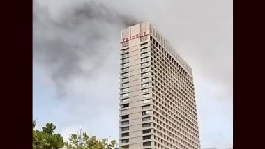 Trident Hotel Building Fire: Smoke Erupts Out of Chimneys at Hotel Trident Nariman Point, Mumbai Fire Department Says ‘False Alarm’ (See Pics)
