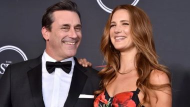 Jon Hamm Marries Fiancée Anna Osceola at Mad Men's Finale Location; Check Out Newlyweds' Viral Pic!