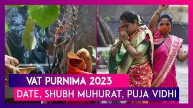 Vat Purnima 2023: Date In Maharashtra; Shubh Muhurat, Tithi, Puja Vidhi & Significance Of Day Celebrated By Married Women