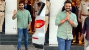 Ram Charan Greets Paparazzi,&nbsp;Oozzing Dapper Vibes In A Stylish Green Shirt and Denim Jeans (Watch Video)