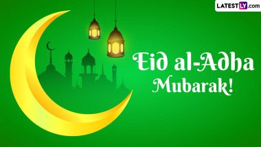 Bakrid Mubarak 2023 Images & HD Wallpapers for Free Download Online: Wish Happy Eid al-Adha With WhatsApp Messages, Greetings, SMS and Quotes to Family and Friends