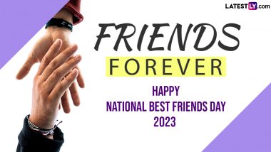 National Best Friends Day 2023 Wishes & HD Images: WhatsApp Status, Wallpapers, Greetings and SMS To Share With Your BFF