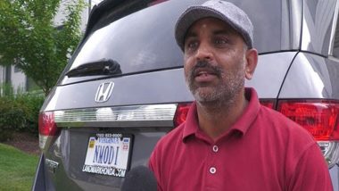 PM Modi US Fan Video: Prime Minister Narendra Modi an Inspiration to Me, Says Fan Who Flaunts ‘NMODI’ Car Number Plate in Maryland