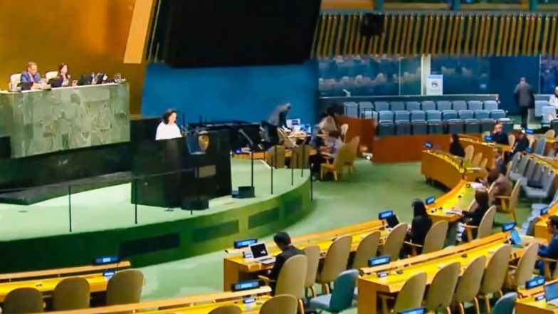 India Offers Pakistan ‘Utmost Sympathy’ for Its Ignorance, Non-Comprehension of Peace Culture, Says India's UN Ambassador Ruchira Kamboj at UNSC