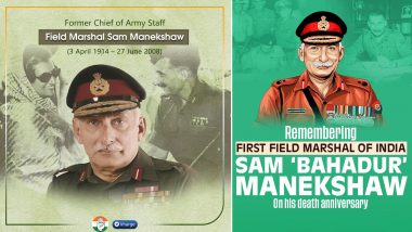 Sam Manekshaw Death Anniversary 2023: Indian Army, BJP, Congress Salute and Remember 'Sam Bahadur' Who Scripted India’s Victory in 1971 War Against Pakistan