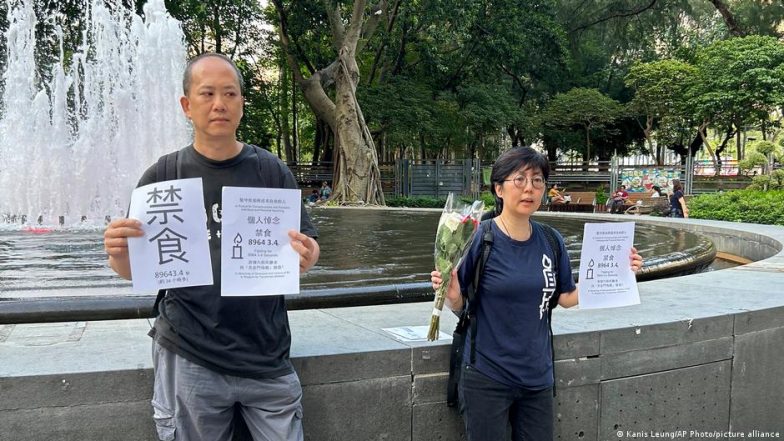 Hong Kong: 8 Held on Eve of Tiananmen Square Anniversary