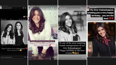 Ektaa Kapoor Birthday Special: Many Bollywood Celebs Share Heartfelt Wishes on Their Social Handler for TV Queen