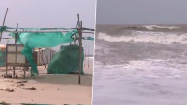 Cyclone Biparjoy: Very Severe Cyclonic Storm Likely To Make Landfall in Gujarat on June 15, IMD Issues Heavy Rainfall Warning for Saurashtra-Kutch Regions; 67 Trains Cancelled