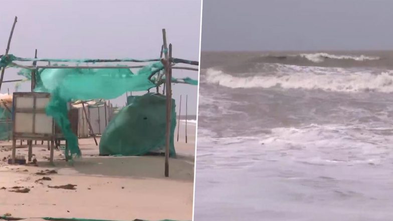 Cyclone Biparjoy: Very Severe Cyclonic Storm Likely To Make Landfall in Gujarat on June 15, IMD Issues Heavy Rainfall Warning for Saurashtra-Kutch Regions; 67 Trains Cancelled