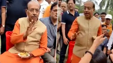 Vijay Goel Allegedly Slaps Woman in Public During Interaction on Stray Dog Issue in Delhi, Video Goes Viral