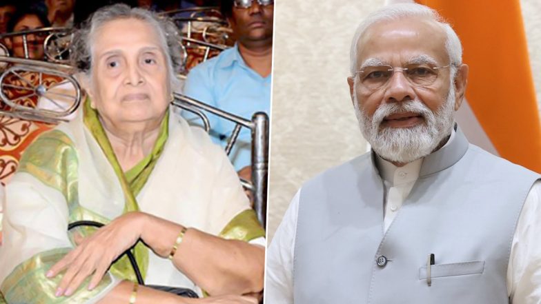 Sulochana Latkar Dies: PM Narendra Modi Pays Tributes to Renowned Actor, Says ‘Her Cinematic Legacy Will Live On Through Her Works’