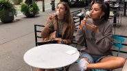 Selena Gomez Looks Cool in Hotpants and Grey Sweatshirt As She Enjoys Ice Cream With Her Friend (View Pics)