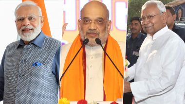 Threat Calls to PM Narendra Modi, Amit Shah and Nitish Kumar: Delhi Police Get Threatening Call Against Prime Minister, Home Minister and Bihar CM, Probe Launched