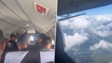 Brazil: Emergency Door of Brazilian Passenger Plane Bursts Open Mid-Flight, Causes Panic on Board (Watch Video)