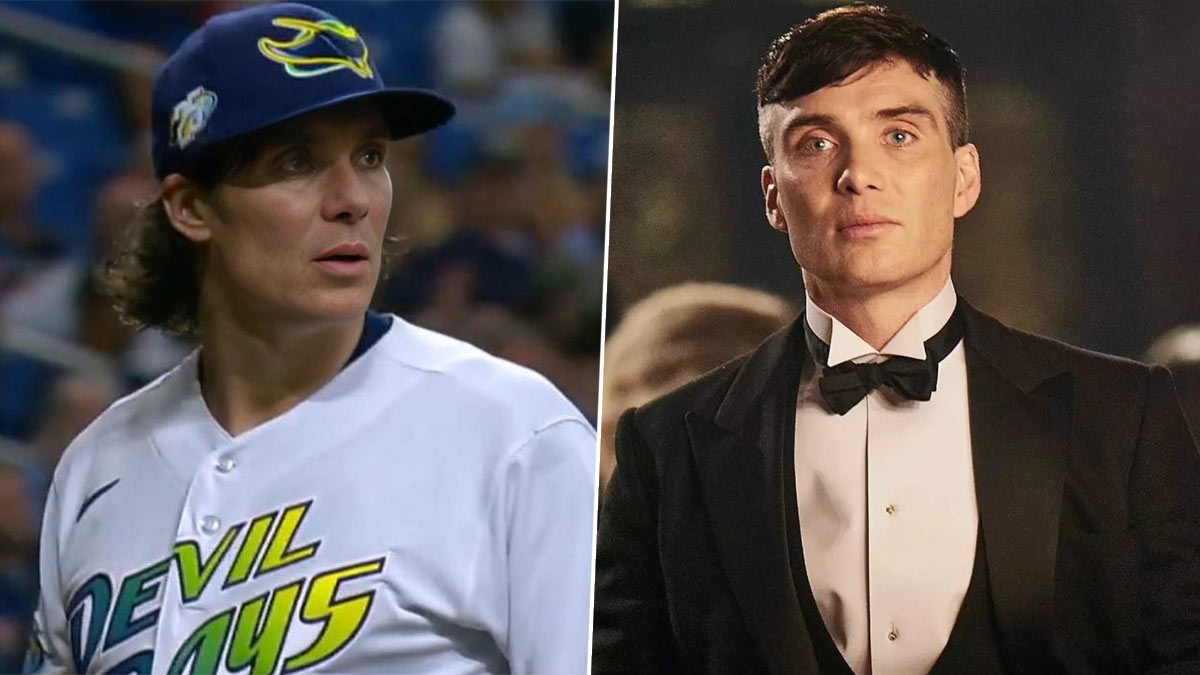 MLB fans freak out over Tampa Bay Rays pitcher Tyler Glasnow's striking  similarity to Oppenheimer's Cillian Murphy
