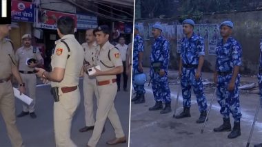 Eid-al-Adha 2023: Security Beefed Up at Delhi's Jama Masjid, 1,000 Personnel Deployed To Maintain Law and Order on Bakrid Festival (Watch Video)