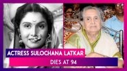 Sulochana Latkar Dies At 94; PM Modi, Sharad Pawar, Madhuri Dixit, Riteish Deshmukh Mourn Veteran Actress&rsquo; Demise