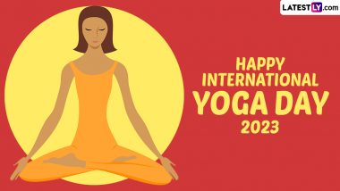 Happy Yoga Day 2023 Images & HD Wallpapers for Free Download Online: Observe International Day of Yoga With Greetings, Messages, Quotes and SMS