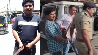 Gujarat Shocker: Auto Driver Caught on Camera Molesting Woman Passenger by Opening His Pant Zip in Valsad, Arrested, Made to Apologise - Watch Viral Video