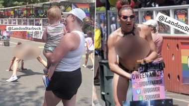 Kids' Presence at Boston Pride Parade 2023 Full of Half-Naked Adults and Transgender Strippers Displaying Sexually-Explicit Behaviour Called Out by Netizens Online! (View NSFW Videos & Photos)