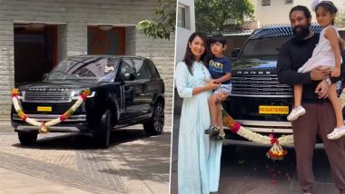 KGF Star Yash and Family Welcome Luxurious Range Rover SUV; Can You Guess Staggering Price of the Car?