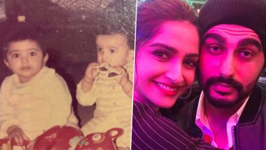 Arjun Kapoor Birthday: Sonam Kapoor Shares Cute Throwback Pics On Insta To Wish Her Brother! (View Post)