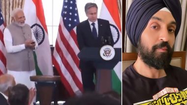 Diljit Dosanjh Gets Shoutout in Front of PM Modi by US Secretary Antony Blinken, Actor-Singer Reacts to the Viral Video