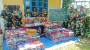 India News | BSF Seizes Smuggled Clothing Items Worth Rs 13 Lakh at Meghalaya-Bangladesh Border
