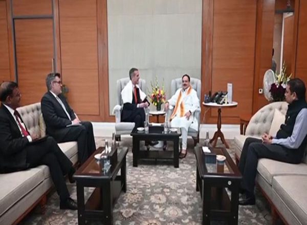 World News | US Envoy Eric Garcetti Calls on  BJP President JP Nadda
