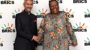 World News | BRICS Foreign Ministers' Meet: Jaishankar, South African Counterpart Naledi Pandor Hold Talks in Cape Town