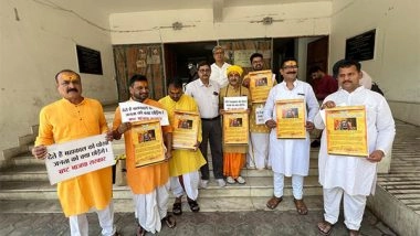 India News | MP Congress Sends Delegation to Offer 'prayer Letter' at Mahakal Temple in Protest Against Corruption, Irregularities in Mahakal Lok Construction