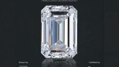 Business News | IGI Certifies History Making 50.25 Carat Lab Grown Diamond