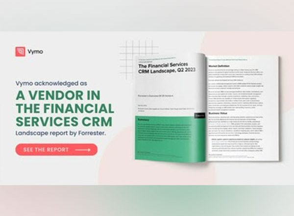 Business News | Independent Research Firm Recognizes Vymo Among Notable Financial Services CRMs
