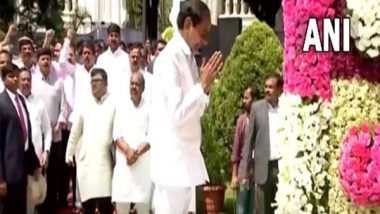 India News | KCR Pays Tribute to Leaders of Telangana Movement in Hyderabad