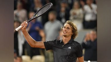Sports News | French Open 2023: Alexander Zverev Advances into 3rd Round After Win over Alex Molcan