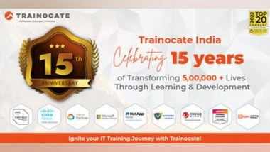 Business News | Trainocate India Celebrates Its 15th Anniversary Today