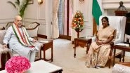 India News | Amit Shah Calls on President Droupadi Murmu