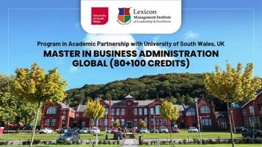 Business News | Lexicon MILE and the University of South Wales Launch Unique UK Global MBA Program with Exceptional ROI for Students